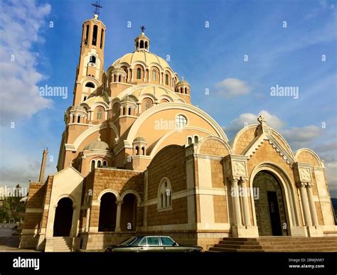 St Paul Cathedral Harissa Lebanon Stock Photo Alamy