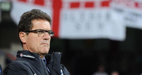 England manager Fabio Capello before their draw with Montenegro in ...