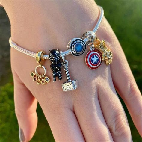 Pin By On Fashion Marvel Jewelry Marvel Clothes Pandora Bracelet