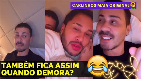 NÃo Vai Rolar Parece Que Carlinhos Vai Dormir Olha A ReaÇÃo Do Lucas 😂😂 Carlinhos Maia 🌻