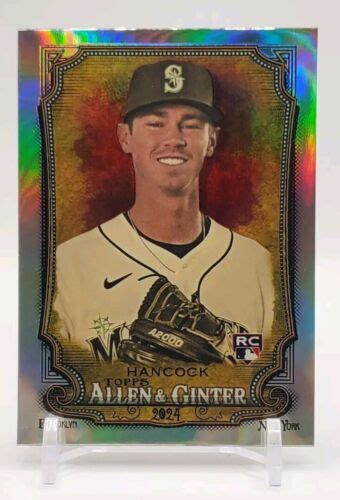 2024 Topps Allen Ginter Chrome Refractor Emerson Hancock Chrome J