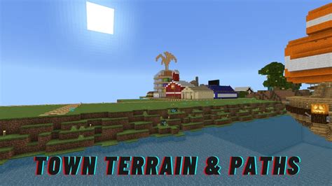 How To Build Stampy S Lovely World Town Terrain Paths Part