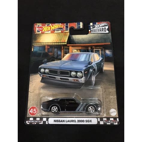 風火輪 hot wheels 林蔭大道 45 日產 niaaan laurel 2000 sgx 雙門 精裝 膠胎 蝦皮購物