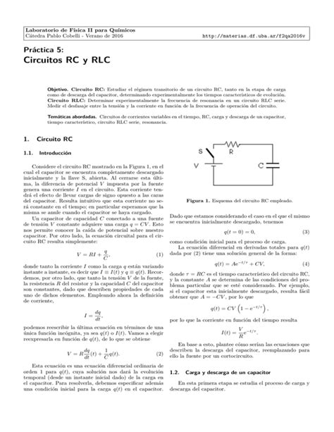 Circuitos RC Y RLC