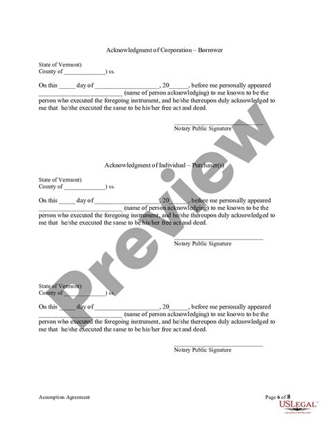 Vermont Assumption Agreement Of Mortgage And Release Of Original Mortgagors Us Legal Forms