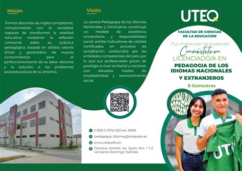 Pedagogía de los Idiomas Nacionales y Extranjeros - UTEQ