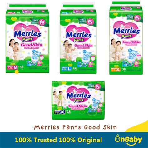 Jual MERRIES JUMBO GOOD SKIN M 50 L 44 XL 38 XXL 28 MERRIES M50