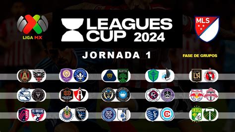 FECHAS HORARIOS Y CANALES PARA LA JORNADA 1 DE LA LEAGUES CUP 2024