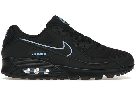 Nike Air Max 90 Black University Blue Men's - FJ4218-001 - US