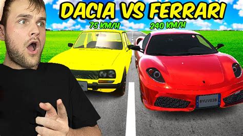 Dacia Vs Ferrari La Curse Ilegale Cine Castiga Youtube