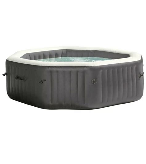 Intex Bubble Jets Person Octagonal Portable Inflatable Hot Tub Spa WL For Sale From