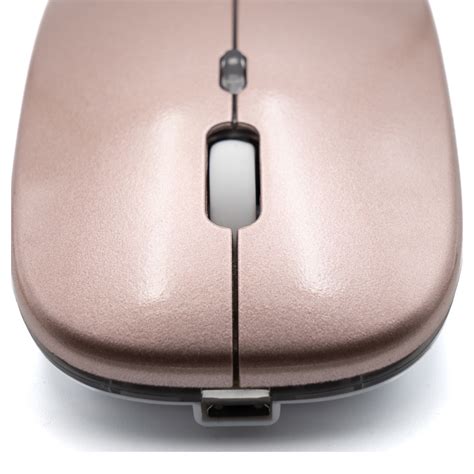 Ripley MOUSE INALÁMBRICO Y BLUETOOTH RECARGABLE ROSA TM100516