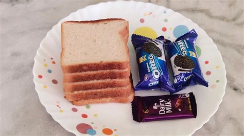 Minute Bread Cake With Oreo Bread Cake Without Oven No Bake Oreo