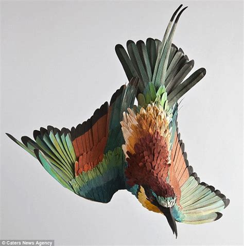 Avian art: Incredibly intricate and colourful sculptures of birds are ...