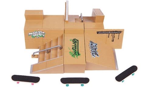 Zestaw Fingerboard Rampa Skatepark Deskorolki Fb