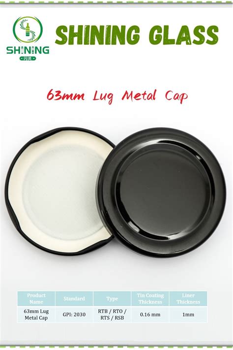 63mm Lug Metal Cap | Metal, Glass packaging, Cap collection