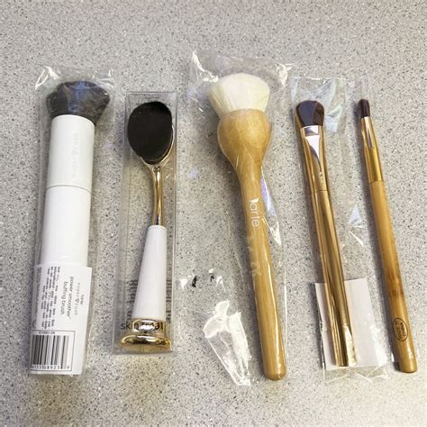 5 Piece Tarte Makeup Brush Set NEW EBay