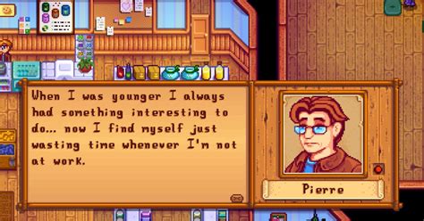 Stardew Valley Pierre Schedule Gifts And More Stardew Guide