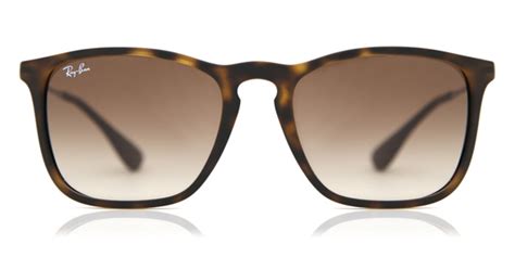 Ray Ban Rb4187 Chris 856 13 Sunglasses Rubber Havana Visiondirect