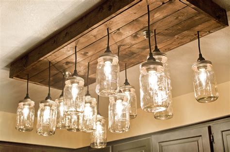 Mason Jar Chandelier Mason Jar Light Custom Sizing Offered Mason