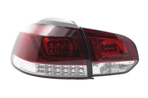 Vw Golf Mk6 Gti Led Red Tail Lights V2 Led Indicators 2008 2014