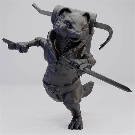 Hot Goblin イタチ盗賊コンバット ミニチュア ホットゴブリン 獣人 ローグ