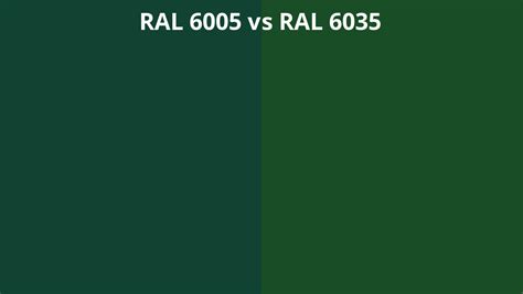 Ral 6005 Vs 6035 Ral Colour Chart Uk