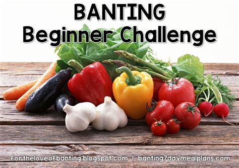 For The Love Of Banting The Beginner Banting Challenge