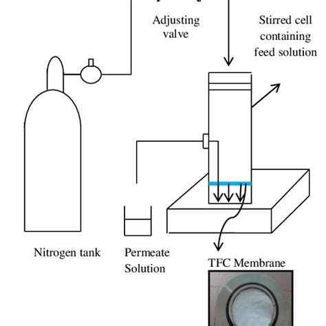 Schematic Diagram Of The Membrane Filtration Apparatus Download Scientific Diagram