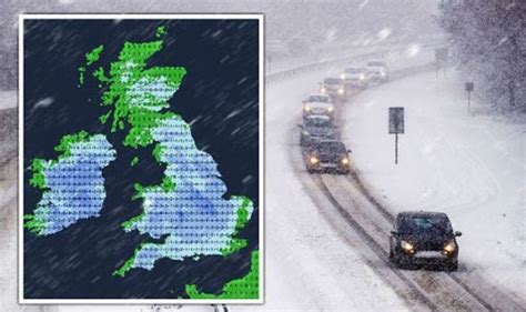 Heavy Snow Forecast Met Office Issues Amber Warning Areas Could Be Cut