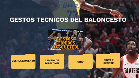 Gestos T Cnicos Del Baloncesto By Noelia Zeballos On Prezi