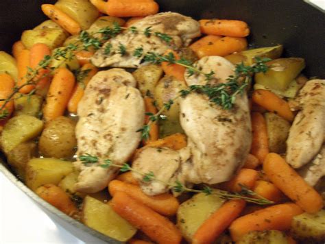 Diab2Cook: Pan Sauteed Chicken with Vegetables and Herbs w/...