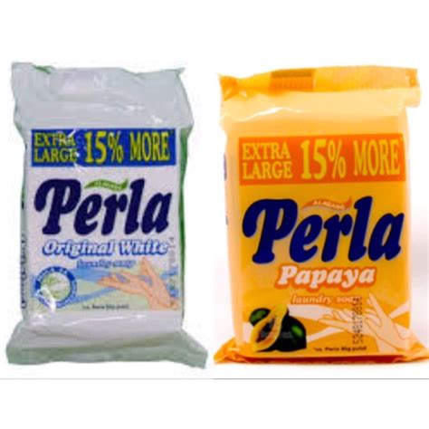 Perla Hypoallergenic Laundry Soap G Papaya Original White