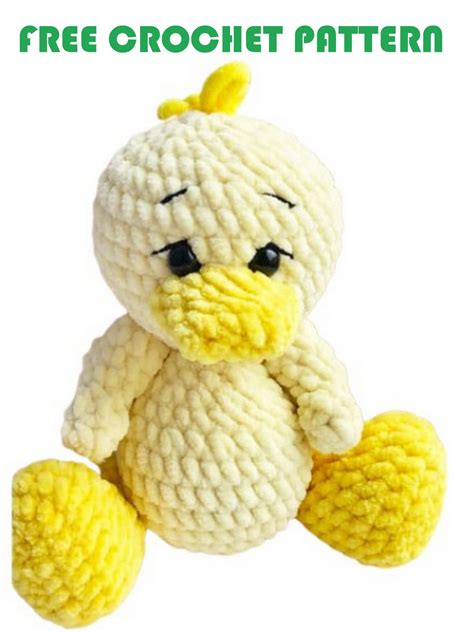 Amigurumi Baby Duck Free Crochet Pattern Crochet Sdbes