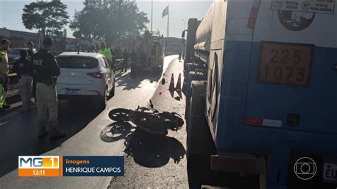 Vídeo Motociclista Morre Após Ser Atropelado Por Carreta Na Br 040 Em