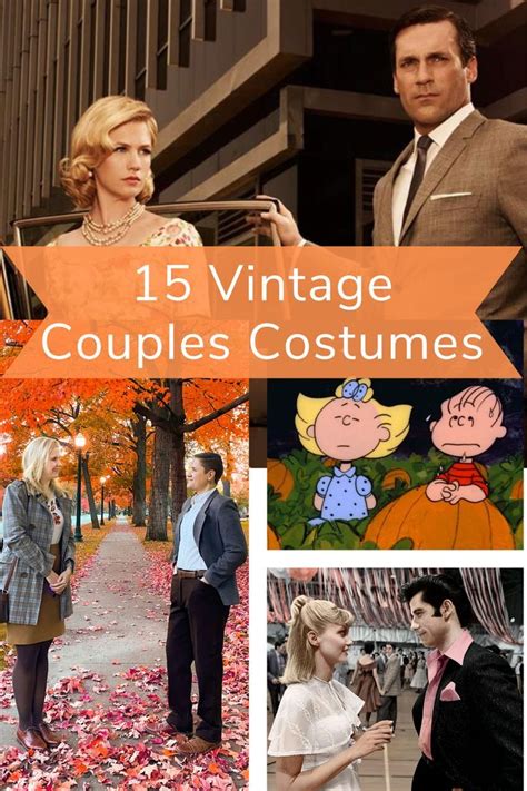 15 Vintage Inspired Halloween Couple Costumes | Couples costumes, Retro ...