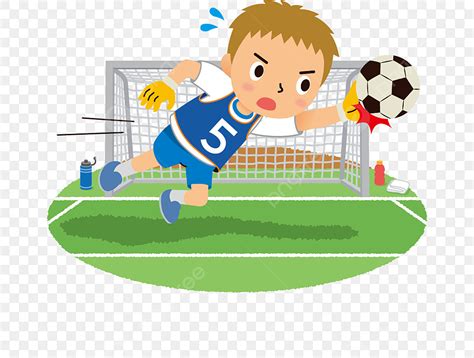 Soccer Goalkeeper Cartoon