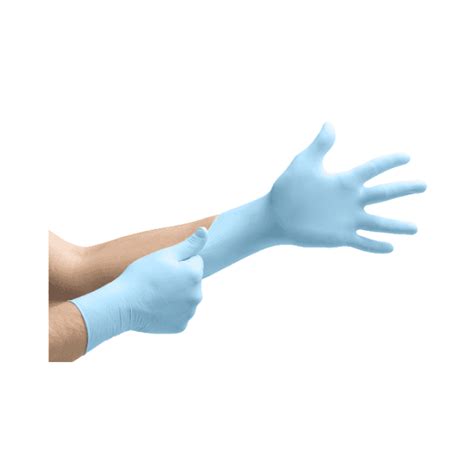 Ansell Microflex 93 833 Blue Nitrile Disposable Gloves Extra Large 93833100