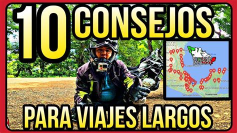 Consejos Para Viajes Largos En MOTO YouTube