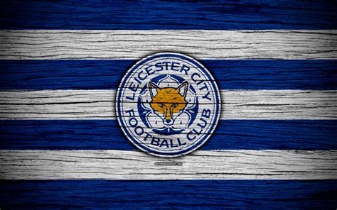 Download wallpapers Leicester City, 4k, Premier League, logo, England ...