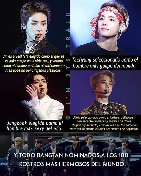 Todo Bangtan nominados a los 100 rostros más hermosos del mundo Bts