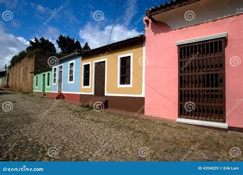 Houses in cuba stock image. Image of classic, green, door - 4204029