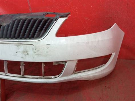Купить Бампер Skoda Fabia 2010-2014 5J0807221D 2, передний в Москве по ...
