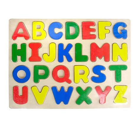 Fun Factory Wooden Puzzle: Perfect for Toddlers Learning Letters