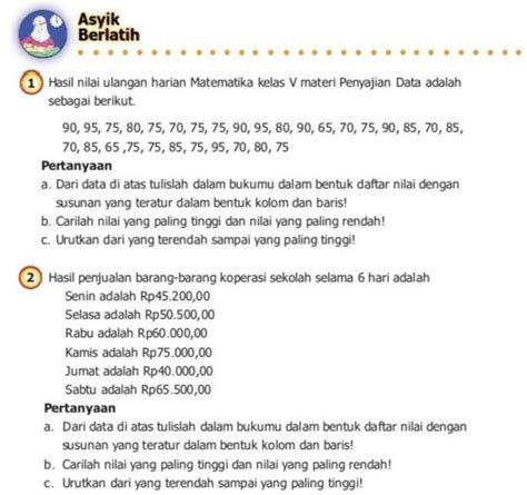 Asyik Berlatih Simak Kunci Jawaban Matematika Kelas Sd Halaman