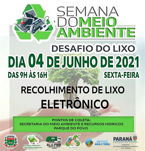 Semana Do Meio Ambiente Participe Do Desafio Do Lixo Nesta Sexta