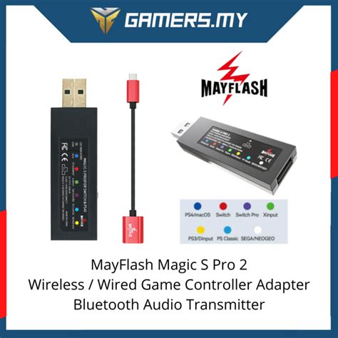 Mayflash Magic-s Pro - MayFlash MAGIC-S PRO 2 Wireless Bluetooth Controller USB Adapter for ...