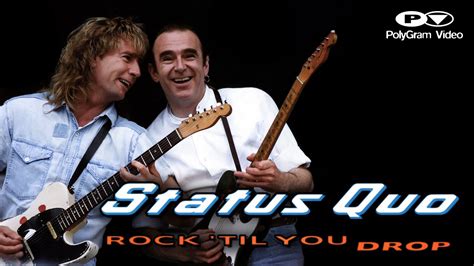 Status Quo Rock Til You Drop Documentary 28th October 1991 Double