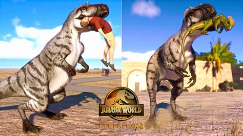 Yutyrannus Hunting Animations Vs All Herbivore And Carnivore Dinosaurs Jurassic World