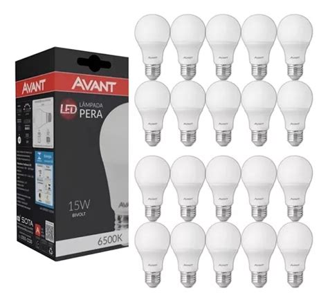 Kit L Mpada Led W Bulbo E K Branco Frio Cor Da Luz Branco